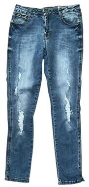 Wishlist Low-Rise Distressed Slit Ankle Skinny Jeans Size 7 27X28